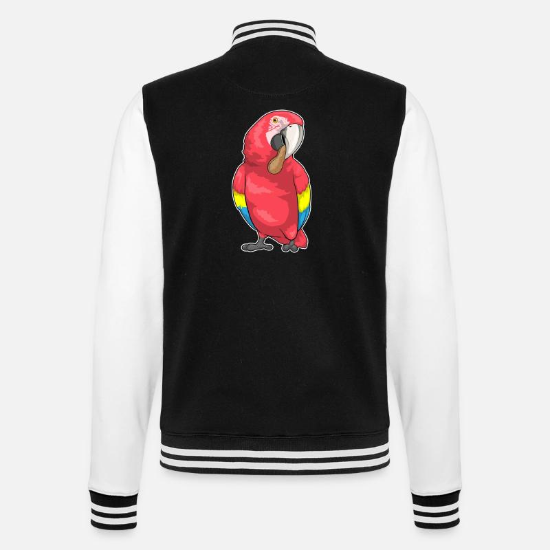 Parrot Peanut - College Sweat Jacket - black/white