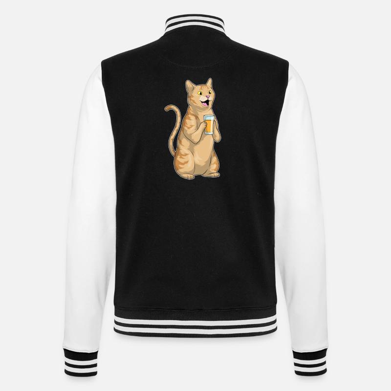 Jus de chat - Veste Teddy - noir/blanc