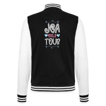 Jga Junggesellinnen Girls Tour Herz - College-Sweatjacke - Schwarz/Weiß - Hinten - Marisol (170cm)