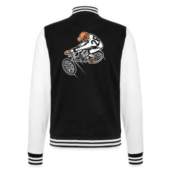 vélo BMX / Vélo 01_dreifarbig - Veste Teddy - noir/blanc - Dos - Marisol (170cm)