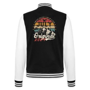July 2004 | Original Birthday July 2004 - College Sweat Jacket - black/white - Back - Marisol (170cm)
