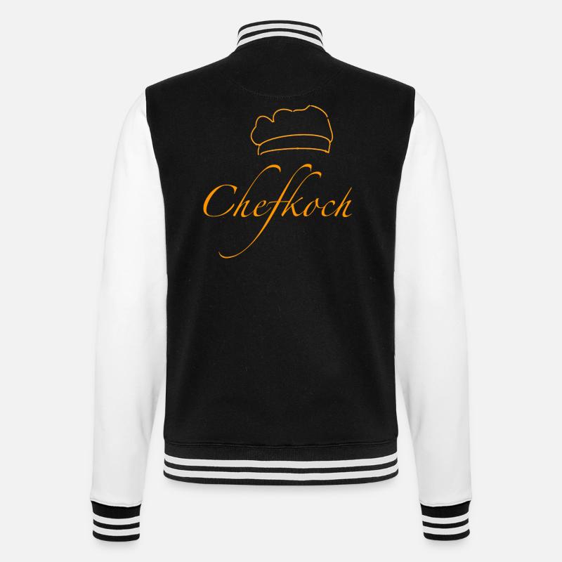 chef - Veste Teddy - noir/blanc
