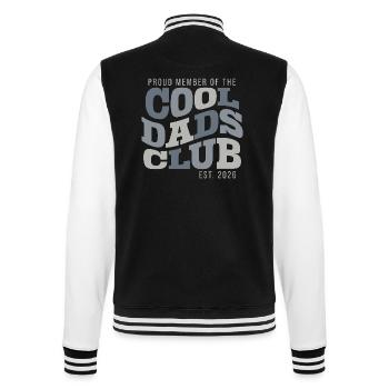 Club des Pères Cool - Cadeau Papa 2026 - Veste Teddy - noir/blanc - Dos - Marisol (170cm)