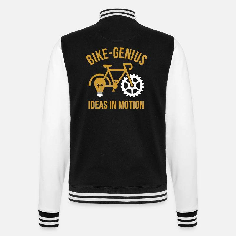 Ideas in Motion Bicycle - College Sweat Jacket - black/white