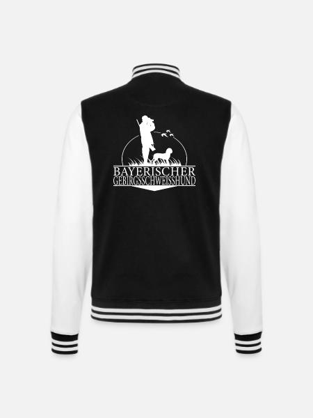 BAYERISCHER GEBIRGSSCHWEISSHUND Jagdhunde Wilsigns - College-Sweatjacke - Schwarz/Weiß