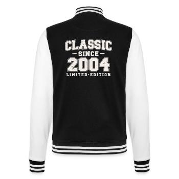 Classique Depuis 2004 Vintage Vintage Anniversaire - Veste Teddy - noir/blanc - Dos - Marisol (170cm)
