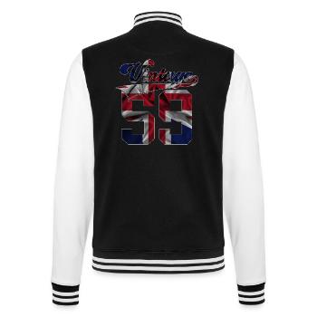 67E ANNIVERSAIRE UK MILLÉSIME 1959 - Veste Teddy - noir/blanc - Dos - Marisol (170cm)