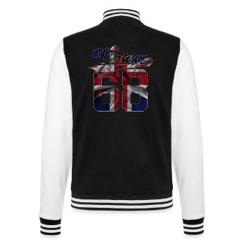 58E ANNIVERSAIRE MILLÉSIME BRITANNIQUE 1968 - Veste Teddy - noir/blanc - Dos - Marisol (170cm)