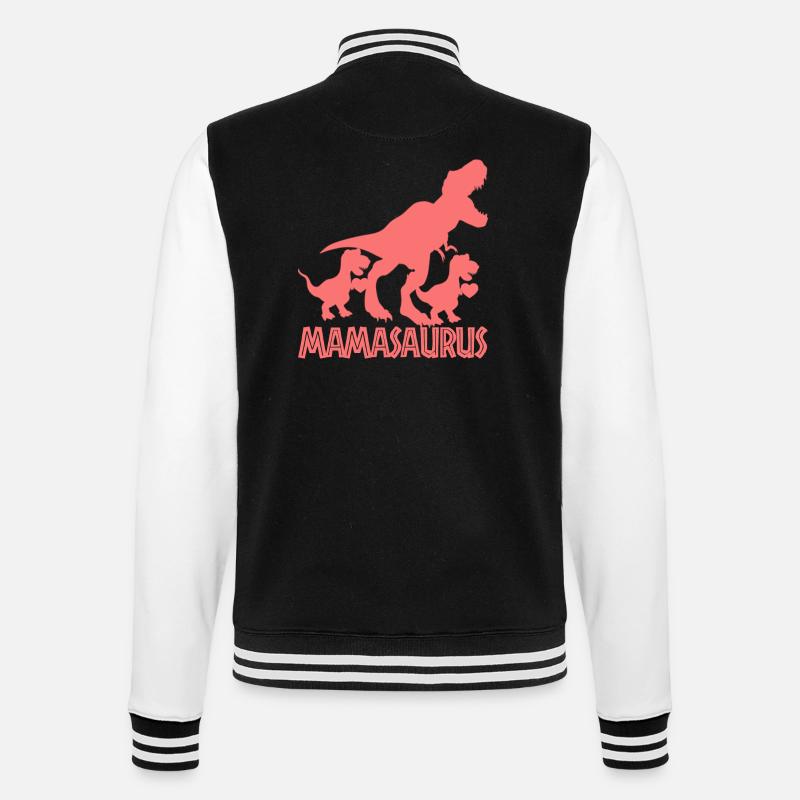 Le Mamasaurus - Veste Teddy - noir/blanc