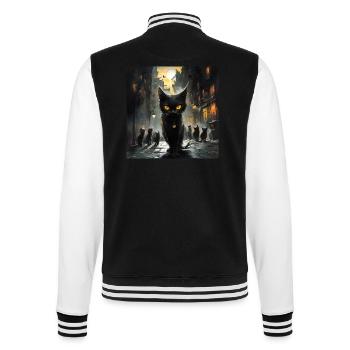 L' Ordre des félins - Veste Teddy - noir/blanc - Dos - Marisol (170cm)