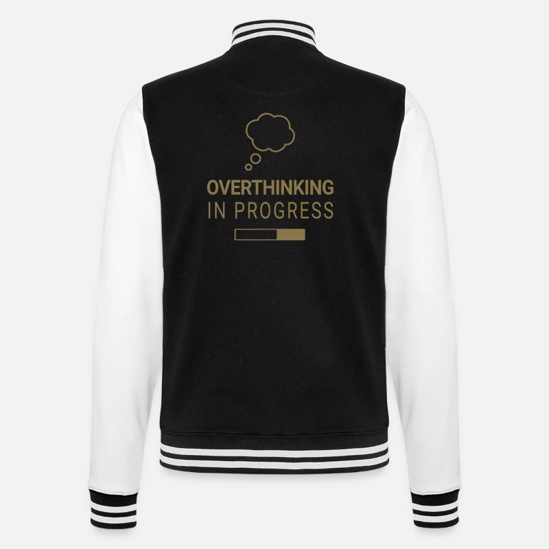 Réflexion excessive en cours - Veste Teddy - noir/blanc