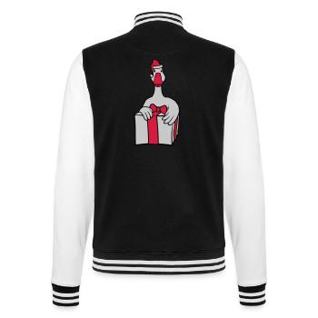 J’adore les cadeaux d’oie de Noël - Veste Teddy - noir/blanc - Dos - Marisol (170cm)