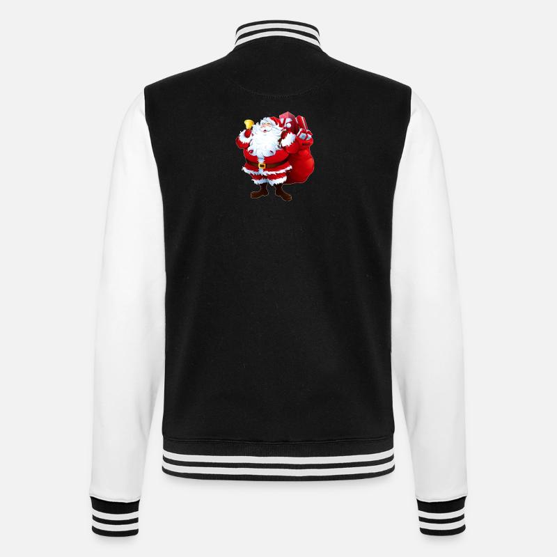 Weihnachtsgeschenk - College-Sweatjacke - Schwarz/Weiß