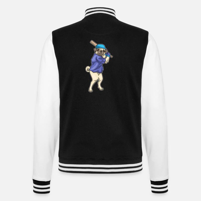 Carlin Baseball Batte de Baseball - Veste Teddy - noir/blanc