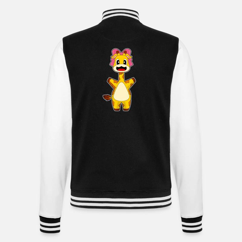 Arc de girafe - Veste Teddy - noir/blanc