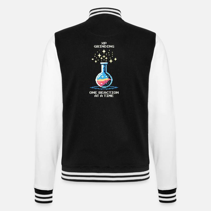 Broyage XP – réaction par réaction | Chimie - Veste Teddy - noir/blanc