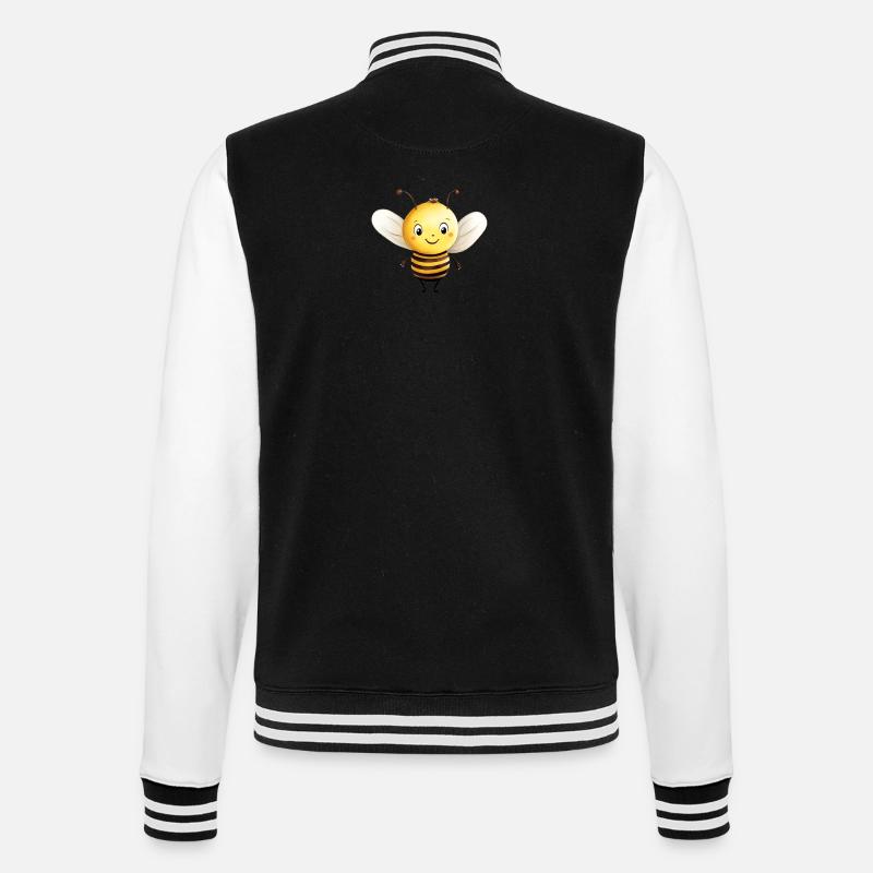 Conception de classe d’abeilles - Veste Teddy - noir/blanc