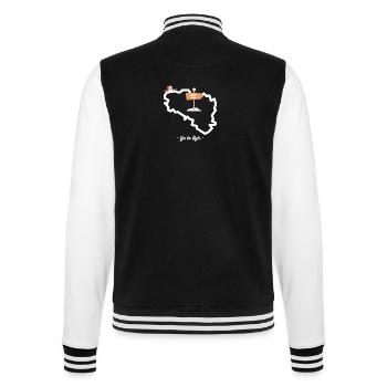 Destination Noël Breton - Veste Teddy - noir/blanc - Dos - Marisol (170cm)