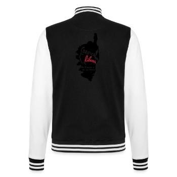 CORSE - CORSICA - Veste Teddy - noir/blanc - Dos - Marisol (170cm)