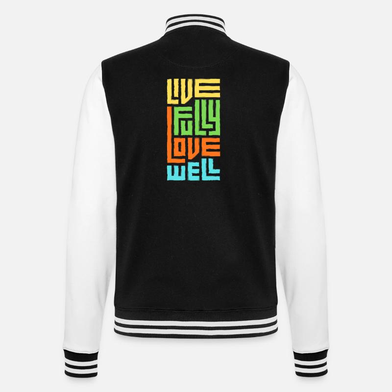 Vis pleinement Aime Bien. - Veste Teddy - noir/blanc