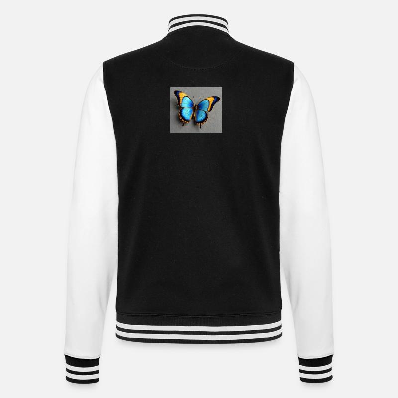 Papillon - College-Sweatjacke - Schwarz/Weiß