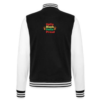Hella Black Hella Proud - Veste Teddy - noir/blanc - Dos - Marisol (170cm)