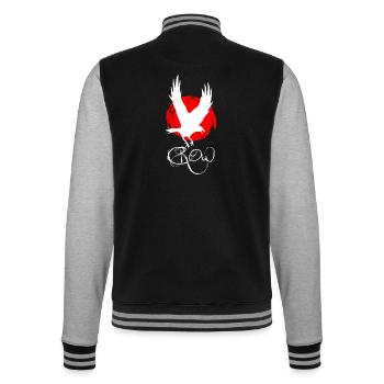Corbeau corbeau - Veste Teddy - noir/gris chiné - Dos - Marisol (170cm)