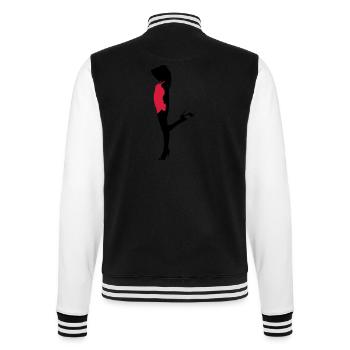 Sexy Girl - College-Sweatjacke - Schwarz/Weiß - Hinten - Marisol (170cm)