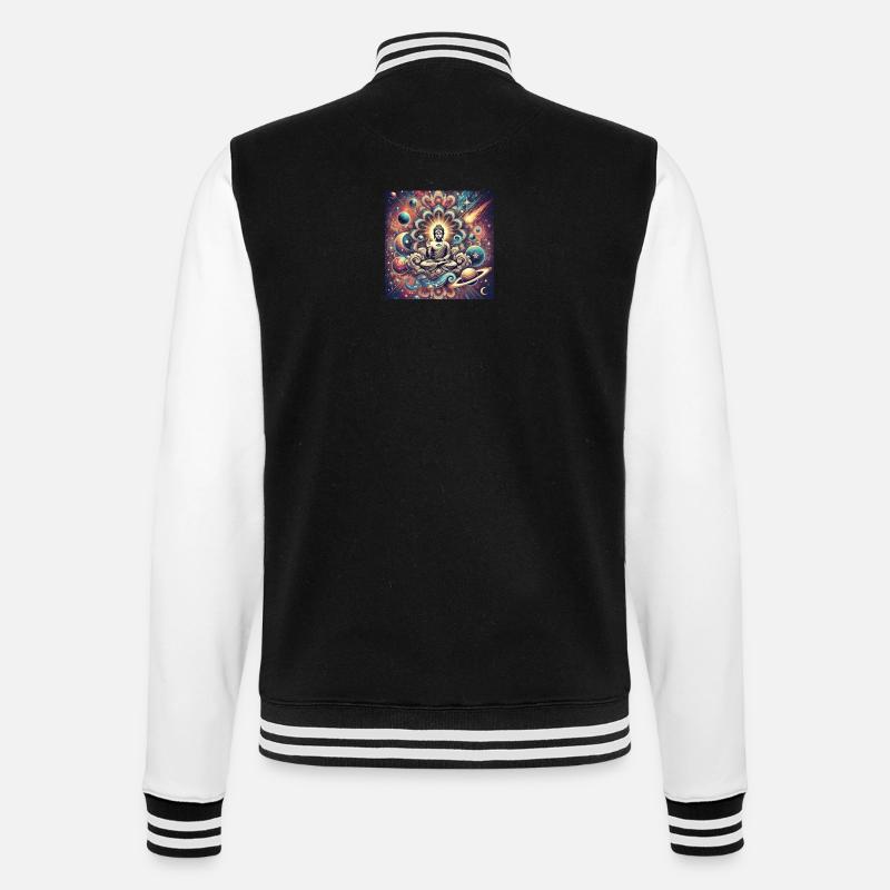 IMG 8287 - College Sweat Jacket - black/white