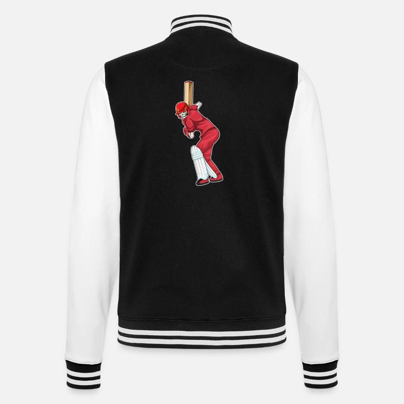 Skeleton Cricket Cricket Bats - Veste Teddy - noir/blanc