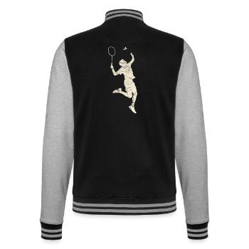 Badminton - Sports de balle - Badminton - Veste Teddy - noir/gris chiné - Dos - Marisol (170cm)