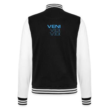 Veni, Vidi & Vici - College-Sweatjacke - Schwarz/Weiß - Hinten - Marisol (170cm)