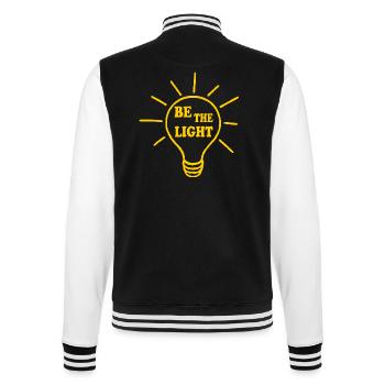Be the light - College-Sweatjacke - Schwarz/Weiß - Hinten - Marisol (170cm)