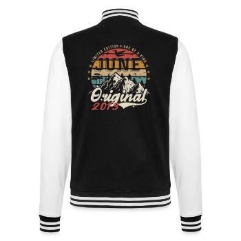 Juin 2013 Anniversaire Juin 2013 Cadeau Juin 2013 - Veste Teddy - noir/blanc - Dos - Marisol (170cm)