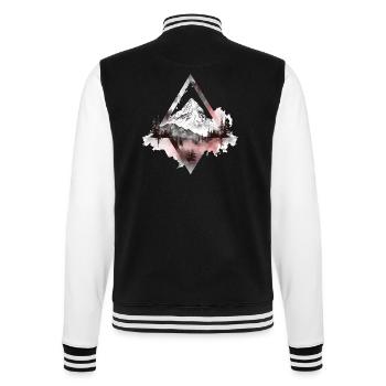 Berg Berge Bergsteigen Wandern Klettern Natur - College-Sweatjacke - Schwarz/Weiß - Hinten - Marisol (170cm)