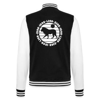 Lion de fer Zion Rastafari Reggae Löwe - Veste Teddy - noir/blanc - Dos - Marisol (170cm)