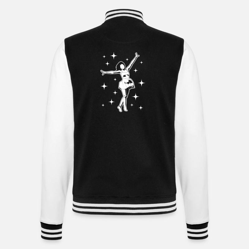 Danseuse - Veste Teddy - noir/blanc