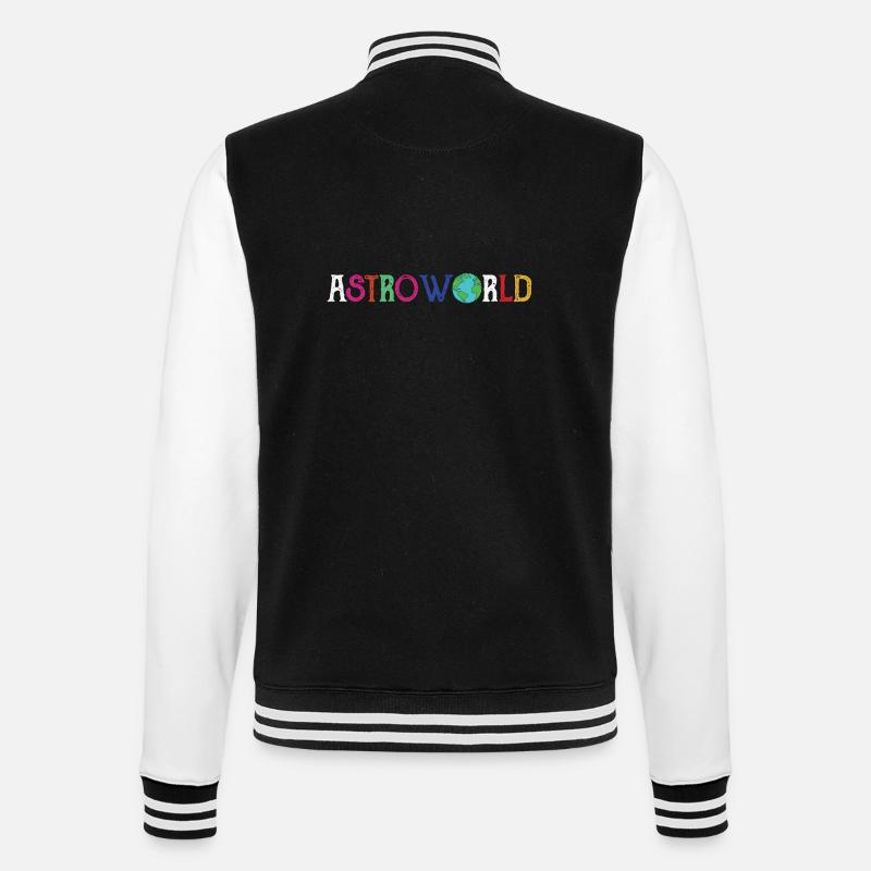 Astroworld sauve l’environnement terrestre - Veste Teddy - noir/blanc