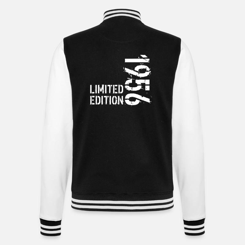 LIMITIERTE AUFLAGE 1956 - College-Sweatjacke - Schwarz/Weiß