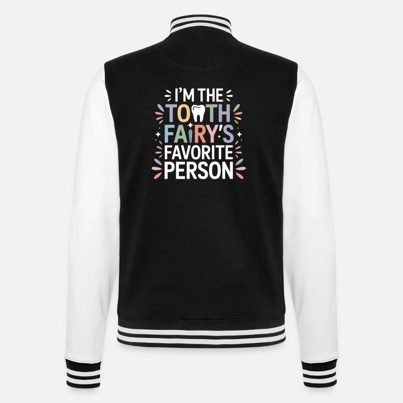 Dental Lab Technician Instruments  - College Sweat Jacket - black/white