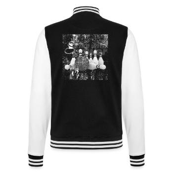 Power Strike, Bowling Grunge - Veste Teddy - noir/blanc - Dos - Marisol (170cm)