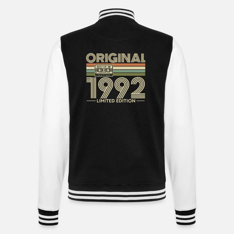 Original 1992 Édition Limitée Rétro - Veste Teddy - noir/blanc
