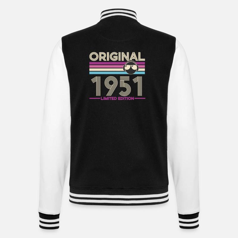 Original 1951 édition limitée - Veste Teddy - noir/blanc