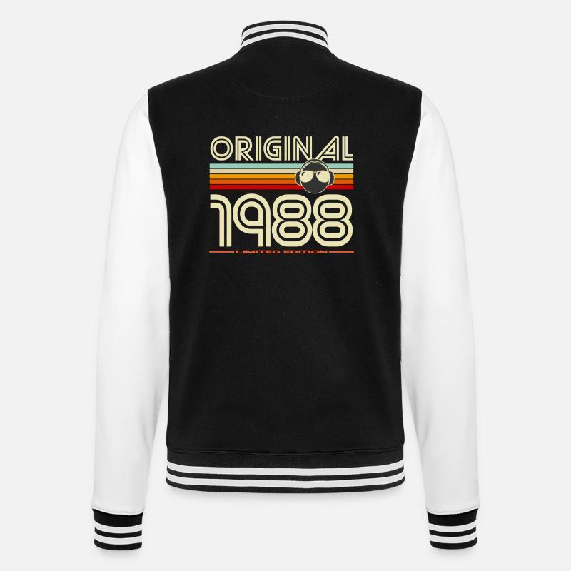 Original 1988 Édition Limitée Retro - Veste Teddy - noir/blanc