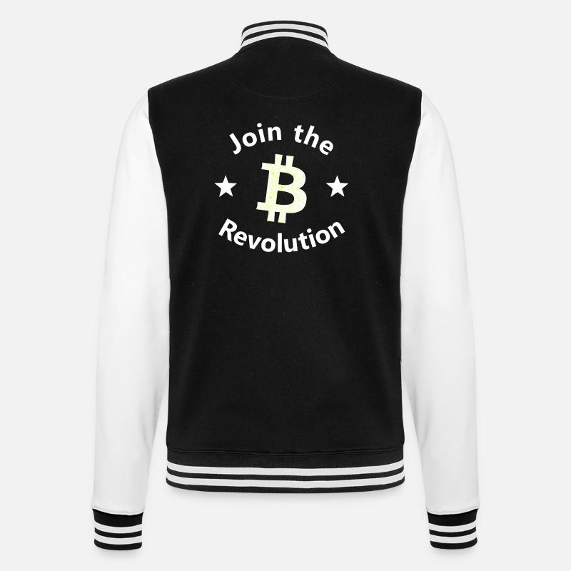 Cercle de la révolte Bitcoin - Veste Teddy - noir/blanc