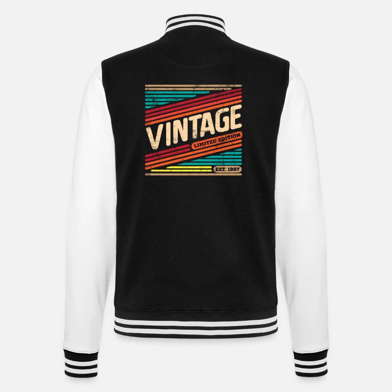 Vintage 1997 - College Sweat Jacket - black/white