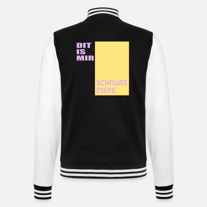 Berlinerisch doesn't matter Berlin - College Sweat Jacket - black/white