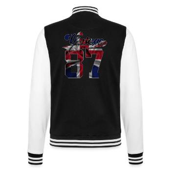 39E ANNIVERSAIRE UK MILLÉSIME 1987 - Veste Teddy - noir/blanc - Dos - Marisol (170cm)