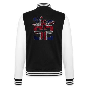 74TH BIRTHDAY UK VINTAGE 1952 - College Sweat Jacket - black/white - Back - Marisol (170cm)