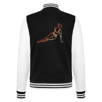 Sportive de fitness - Veste Teddy - noir/blanc - Dos - Marisol (170cm)
